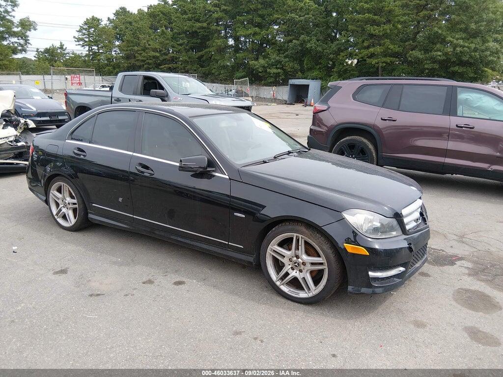 2012 MERCEDES-BENZ C 250 WDDGF4HB2CA670289