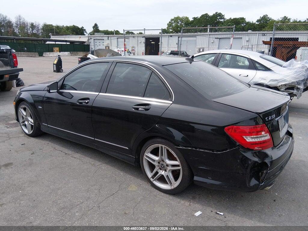 WDDGF4HB2CA670289 2012 MERCEDES-BENZ C 250 photo no. 3