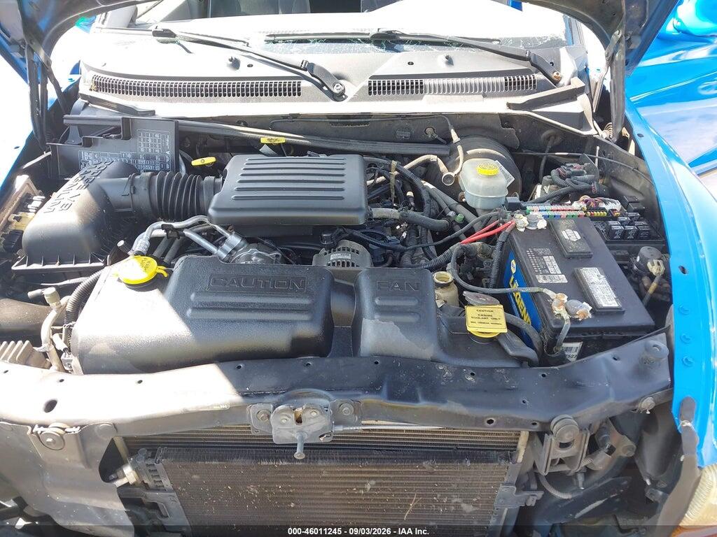 1B7HL2AN81S276206 2001 DODGE DAKOTA photo no. 10