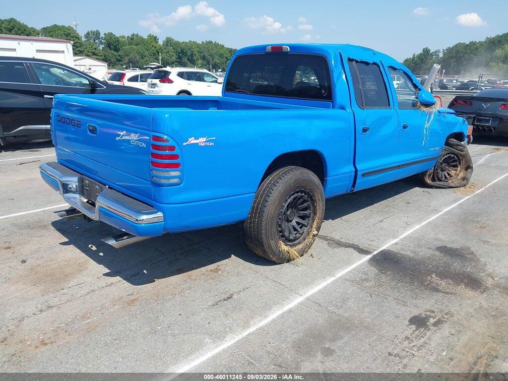 1B7HL2AN81S276206 2001 DODGE DAKOTA photo no. 4