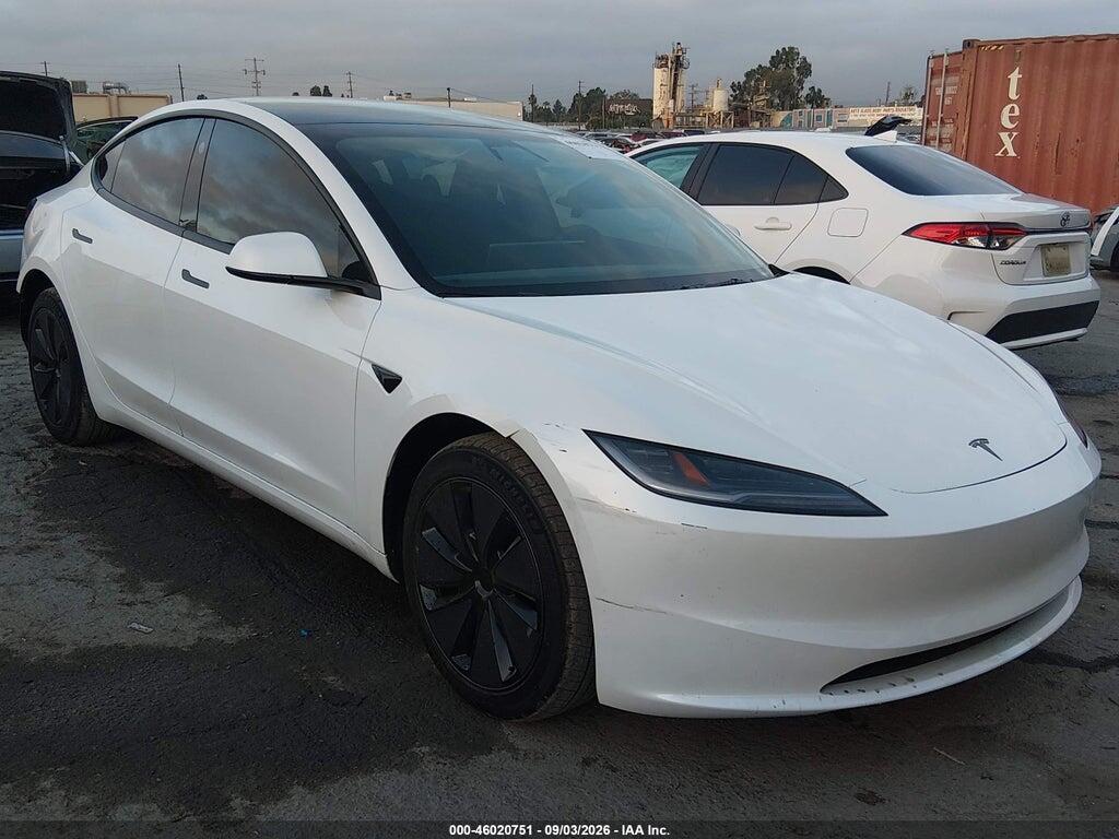 2026 TESLA MODEL 3 5YJ3E1EA9TF163712