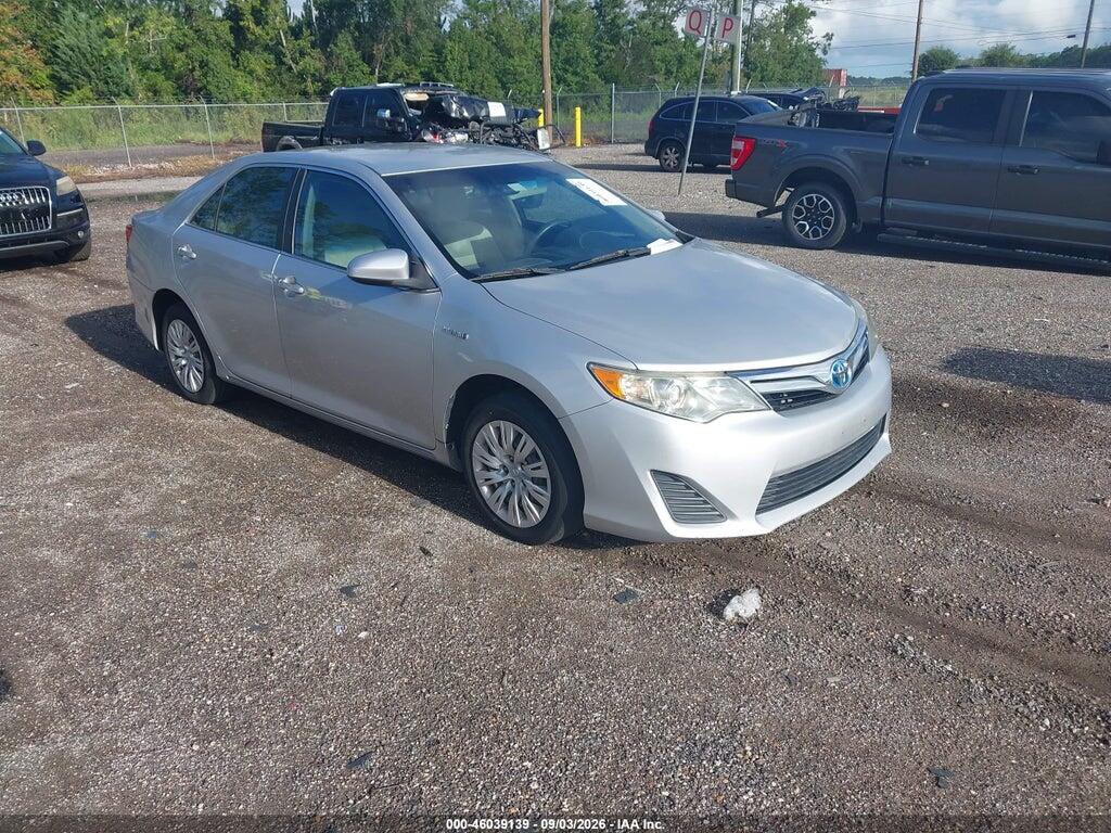 2012 TOYOTA CAMRY HYBRID 4T1BD1FK2CU027625
