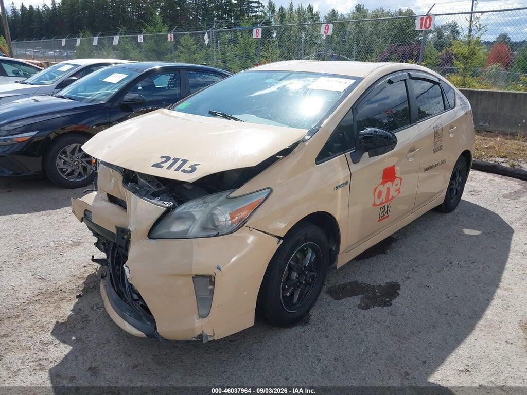 JTDKN3DU0C5459027 2012 TOYOTA PRIUS photo no. 2