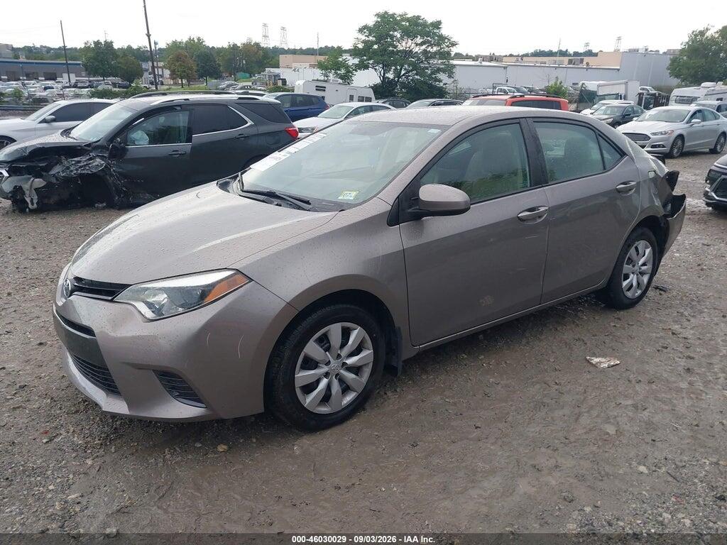 2T1BURHE6GC677538 2016 TOYOTA COROLLA photo no. 2