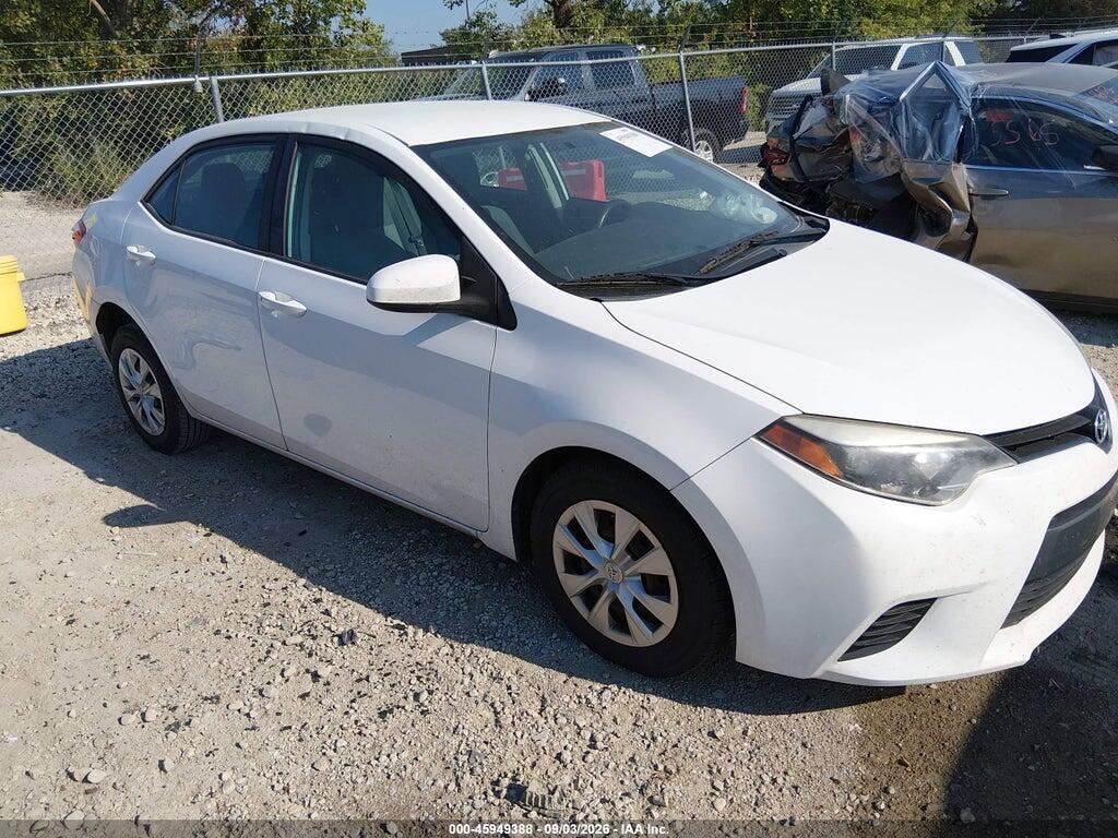 2016 TOYOTA COROLLA 2T1BURHE4GC606807