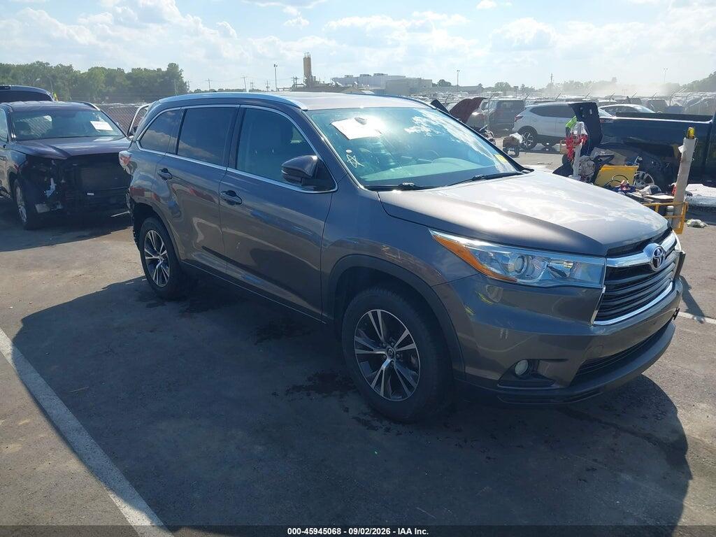 2016 TOYOTA HIGHLANDER 5TDKKRFH2GS160151