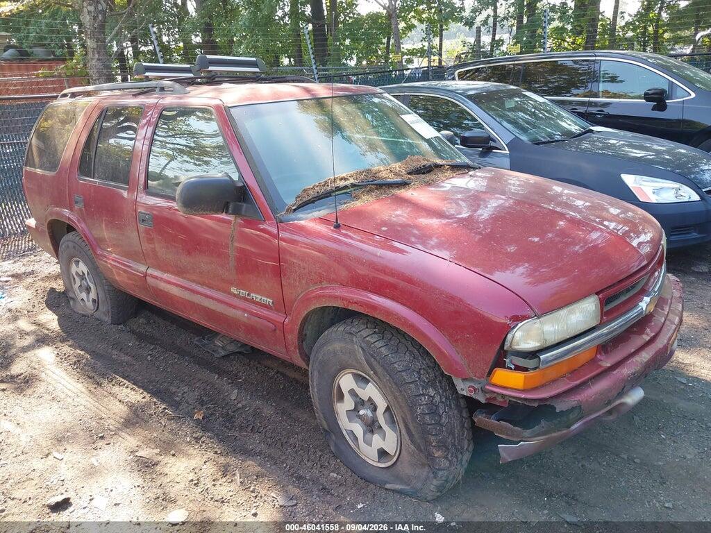 2002 CHEVROLET BLAZER 1GNDT13W92K155112