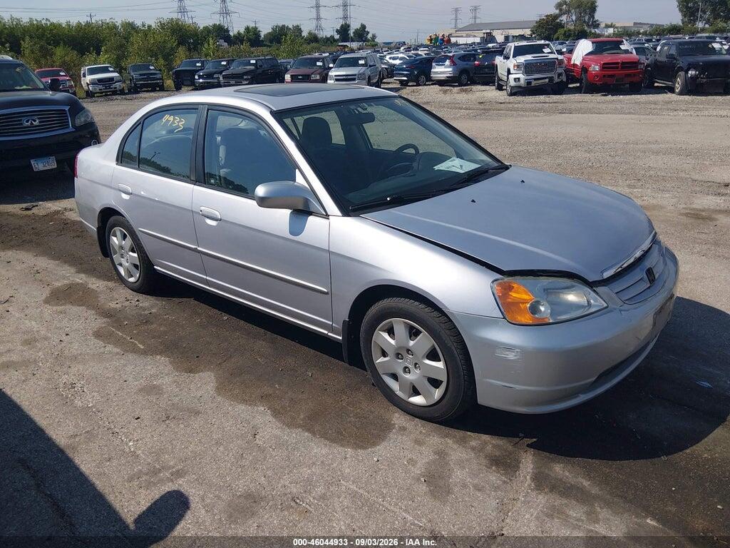 2002 HONDA CIVIC 1HGES26872L078433