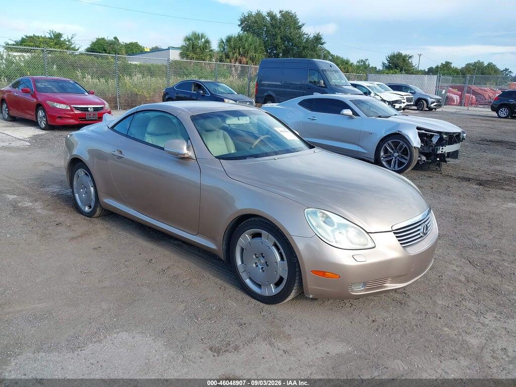 JTHFN48Y720014962 2002 LEXUS SC 430 photo no. 1