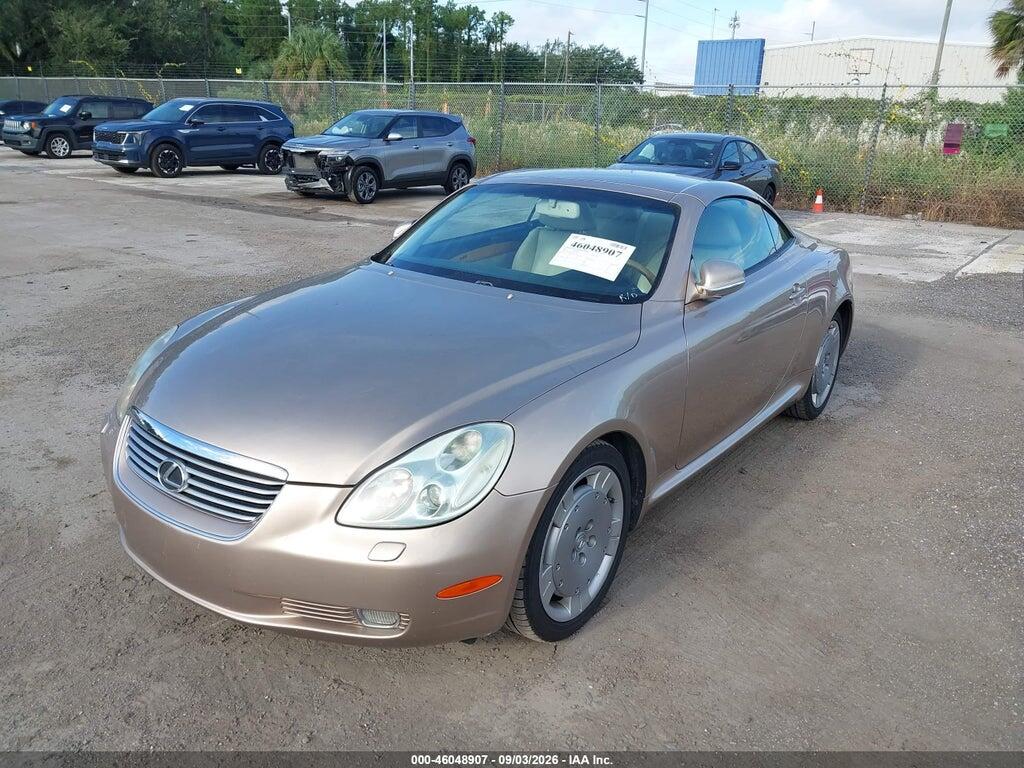 JTHFN48Y720014962 2002 LEXUS SC 430 photo no. 2