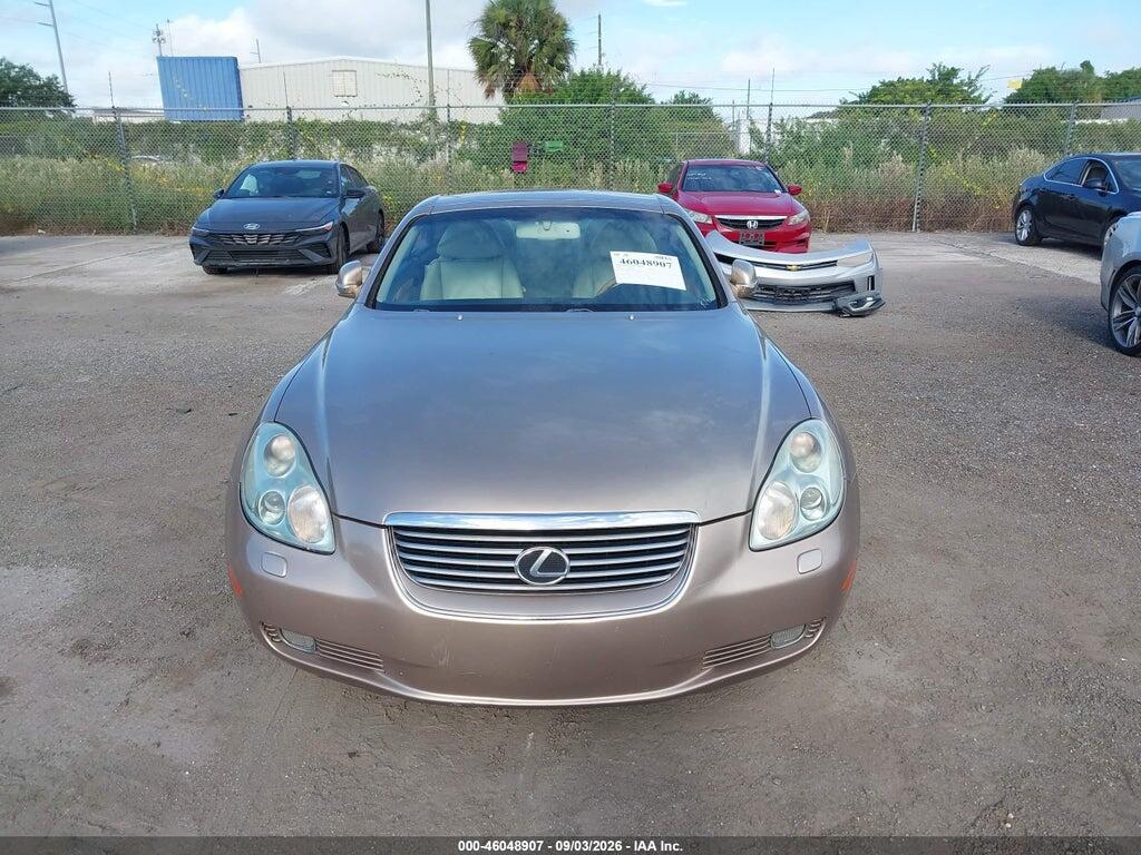 JTHFN48Y720014962 2002 LEXUS SC 430 photo no. 6