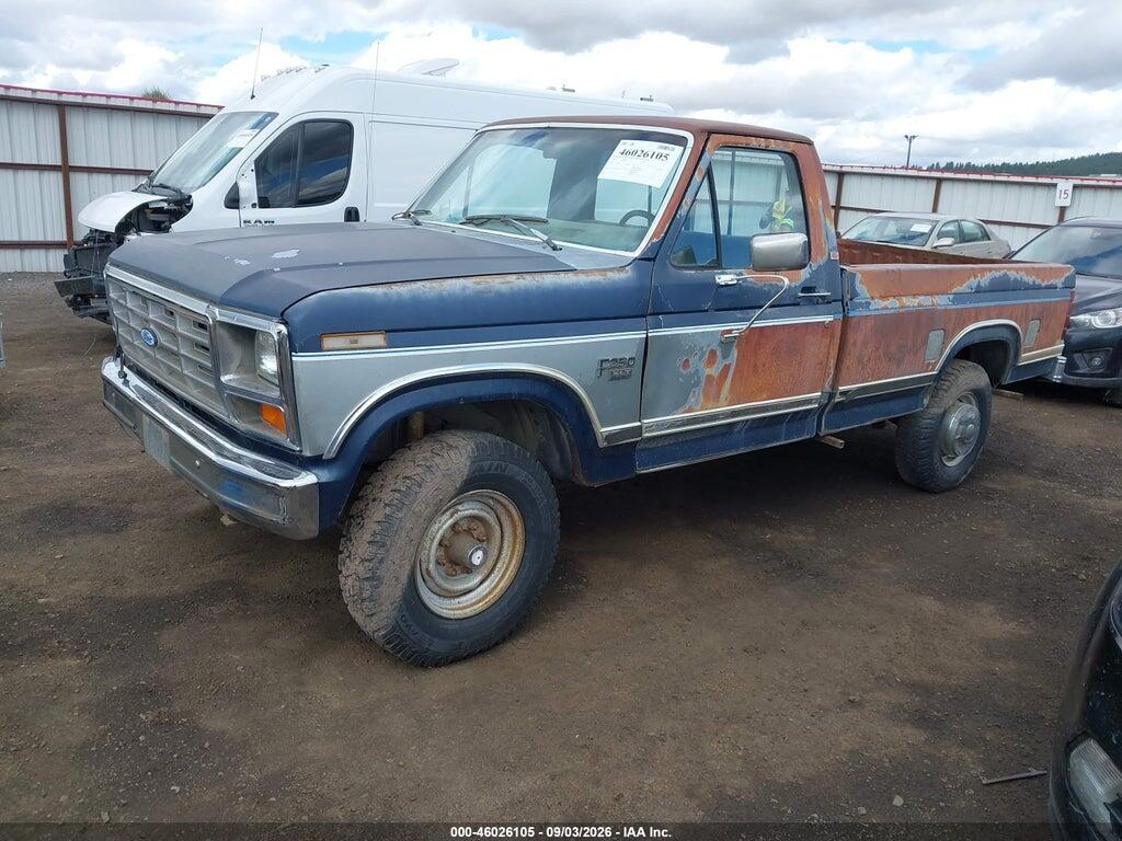 2FTHF2616GCB21647 1986 FORD F250 photo no. 2