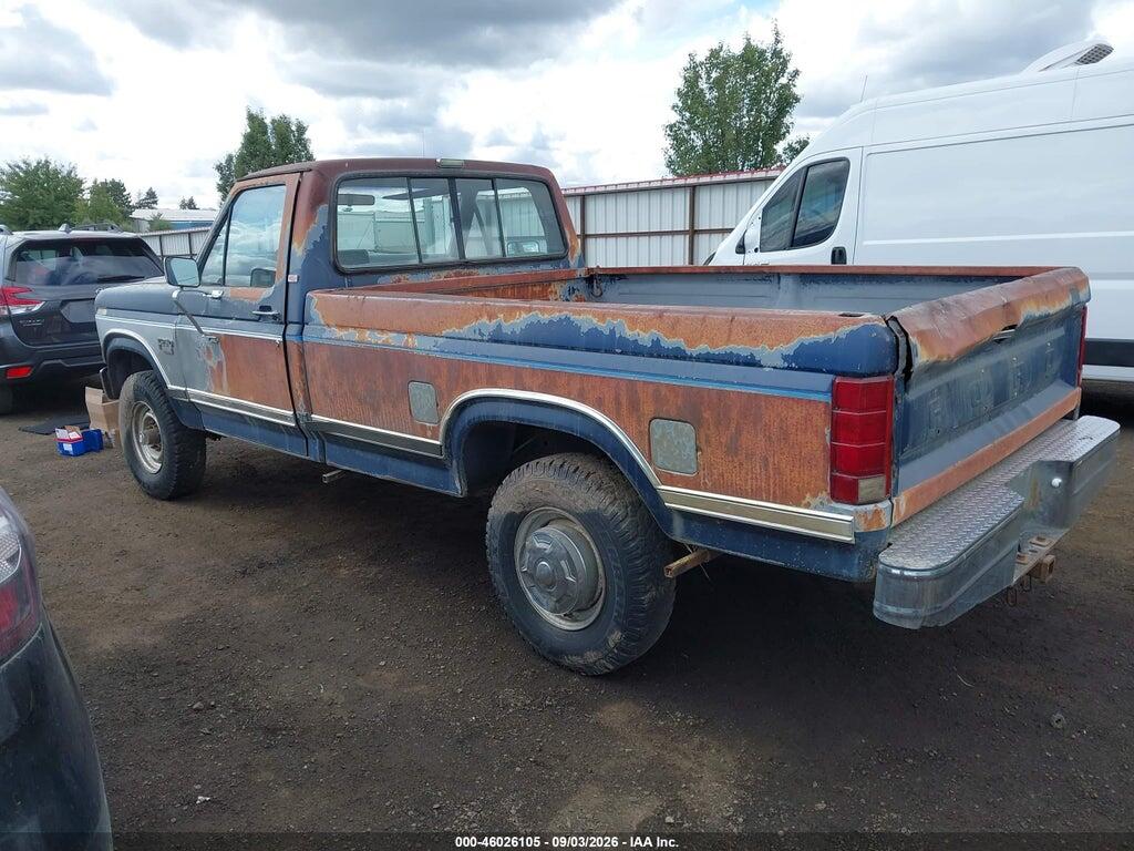 2FTHF2616GCB21647 1986 FORD F250 photo no. 3