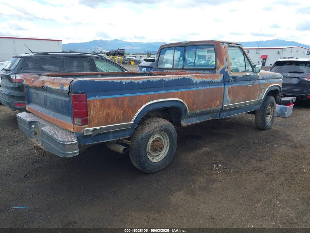 2FTHF2616GCB21647 1986 FORD F250 photo no. 4