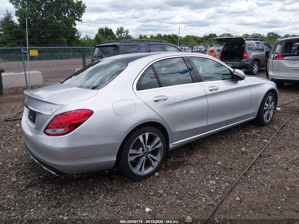 WDDWF4KB3JR421017 2018 MERCEDES-BENZ C 300 photo no. 4