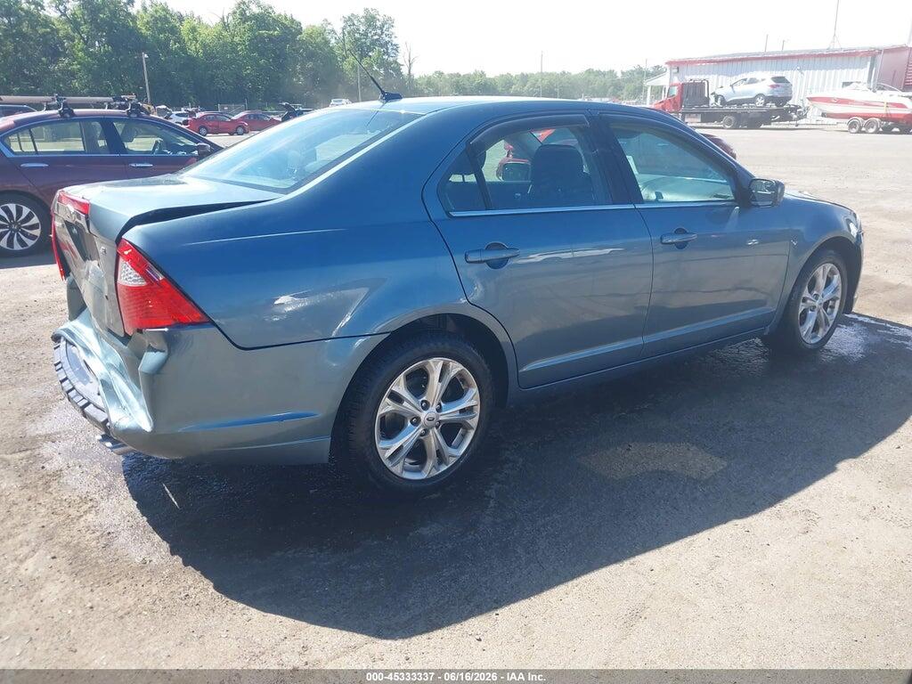 3FAHP0HA0CR405071 2012 FORD FUSION photo no. 4