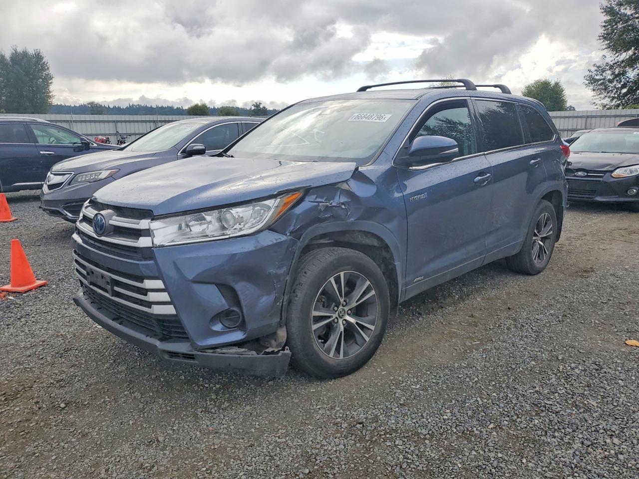2018 TOYOTA HIGHLANDER HYBRID 5TDBGRFH4JS042935