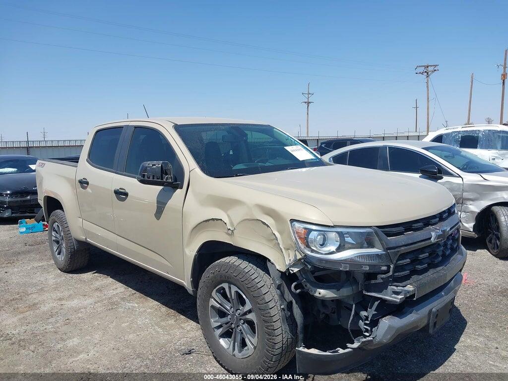 2022 CHEVROLET COLORADO 1GCGTDEN7N1179348
