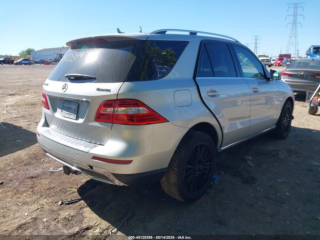 4JGDA5HB2EA371448 2014 MERCEDES-BENZ ML 350 photo no. 4