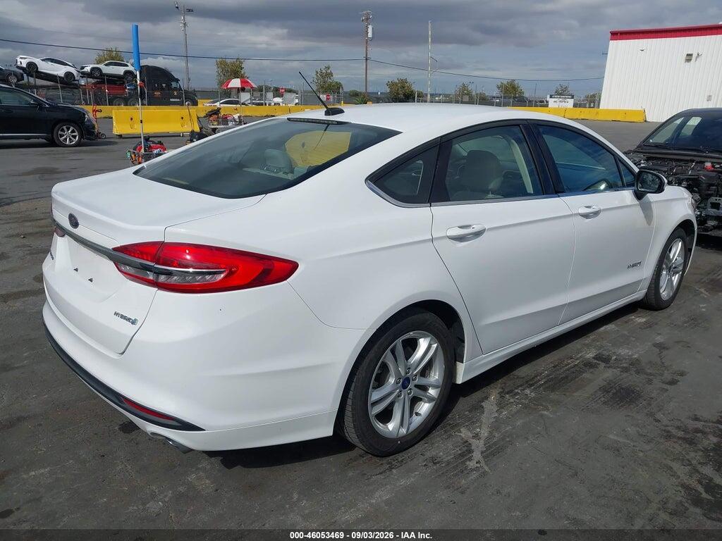 3FA6P0UU7JR125412 2018 FORD FUSION HYBRID photo no. 4