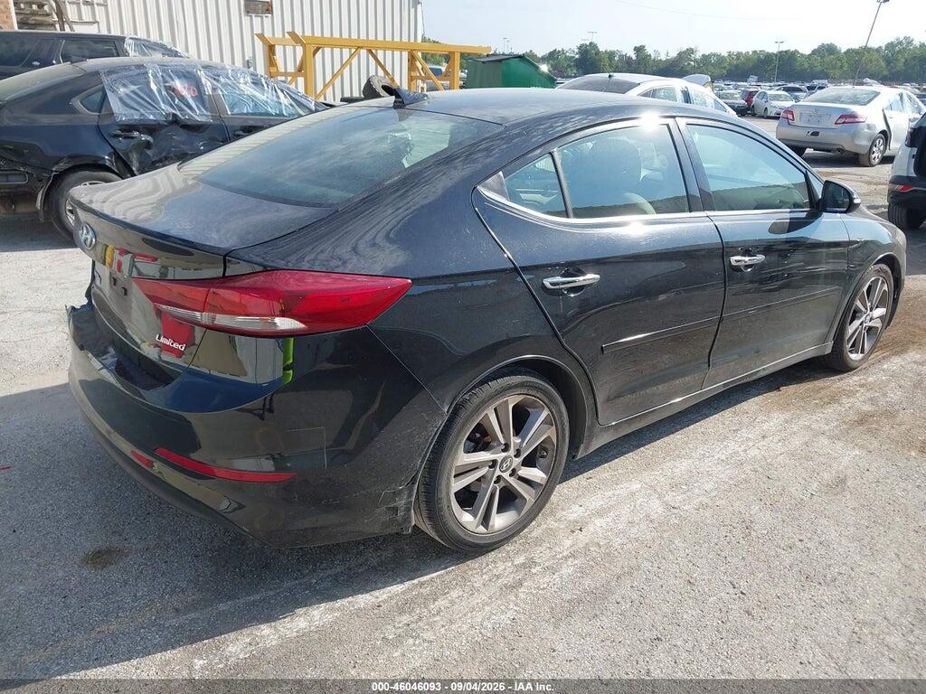 5NPD84LF4HH016718 2017 HYUNDAI ELANTRA photo no. 4