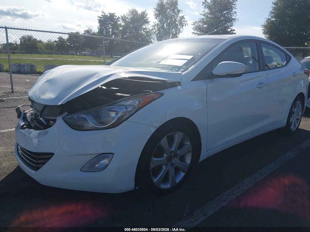 5NPDH4AE0DH335263 2013 HYUNDAI ELANTRA photo no. 2