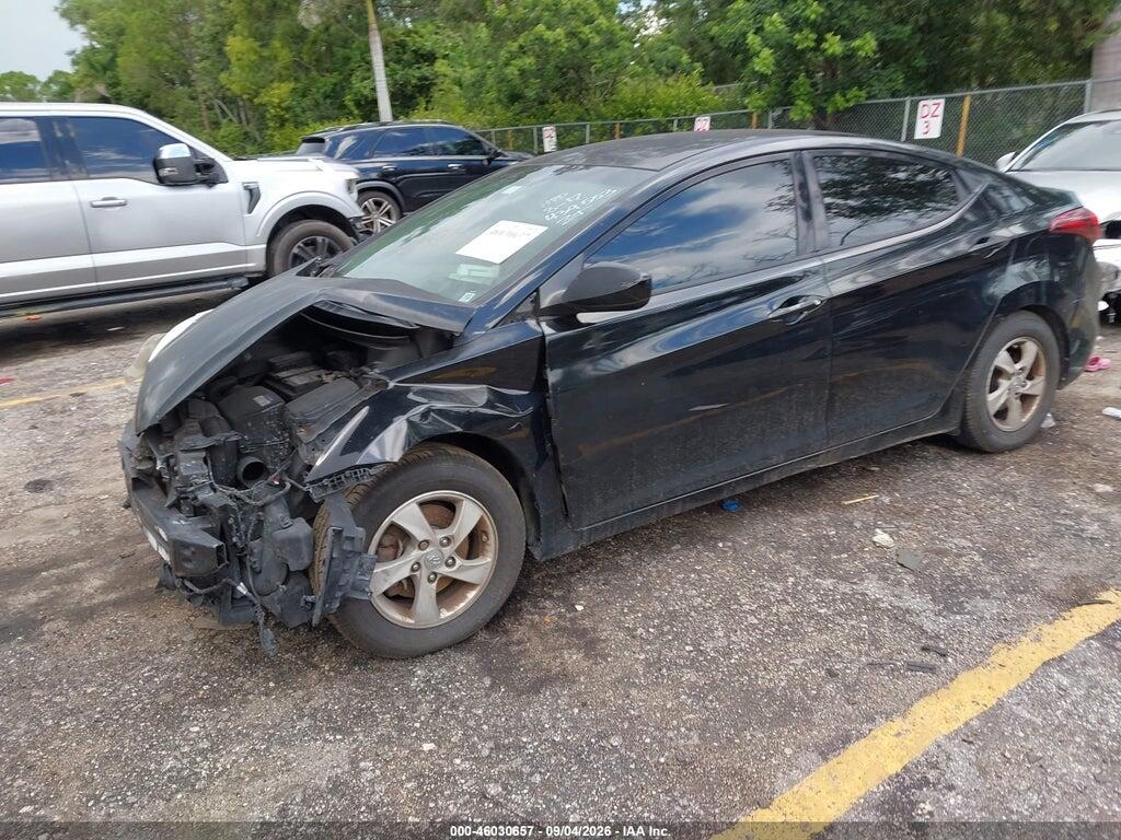 KMHDH4AE8FU439553 2015 HYUNDAI ELANTRA photo no. 2