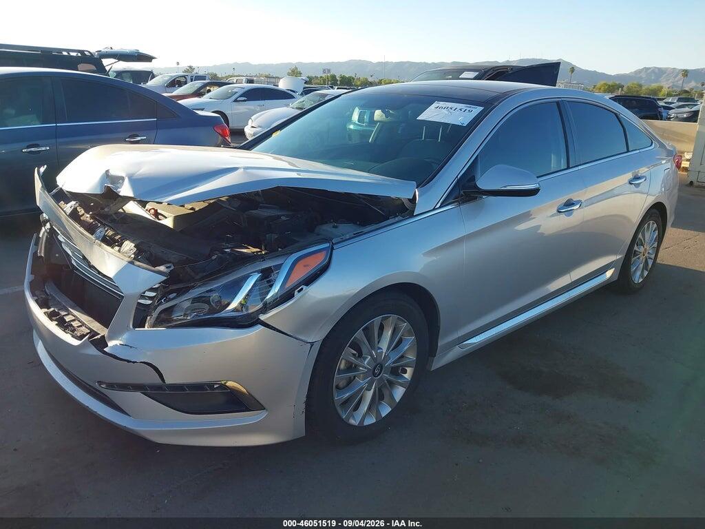 5NPE34AF1FH077091 2015 HYUNDAI SONATA photo no. 2