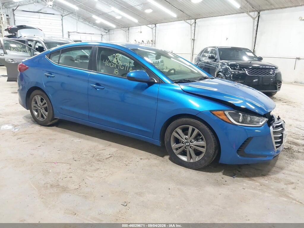 2018 HYUNDAI ELANTRA 5NPD84LF7JH396594