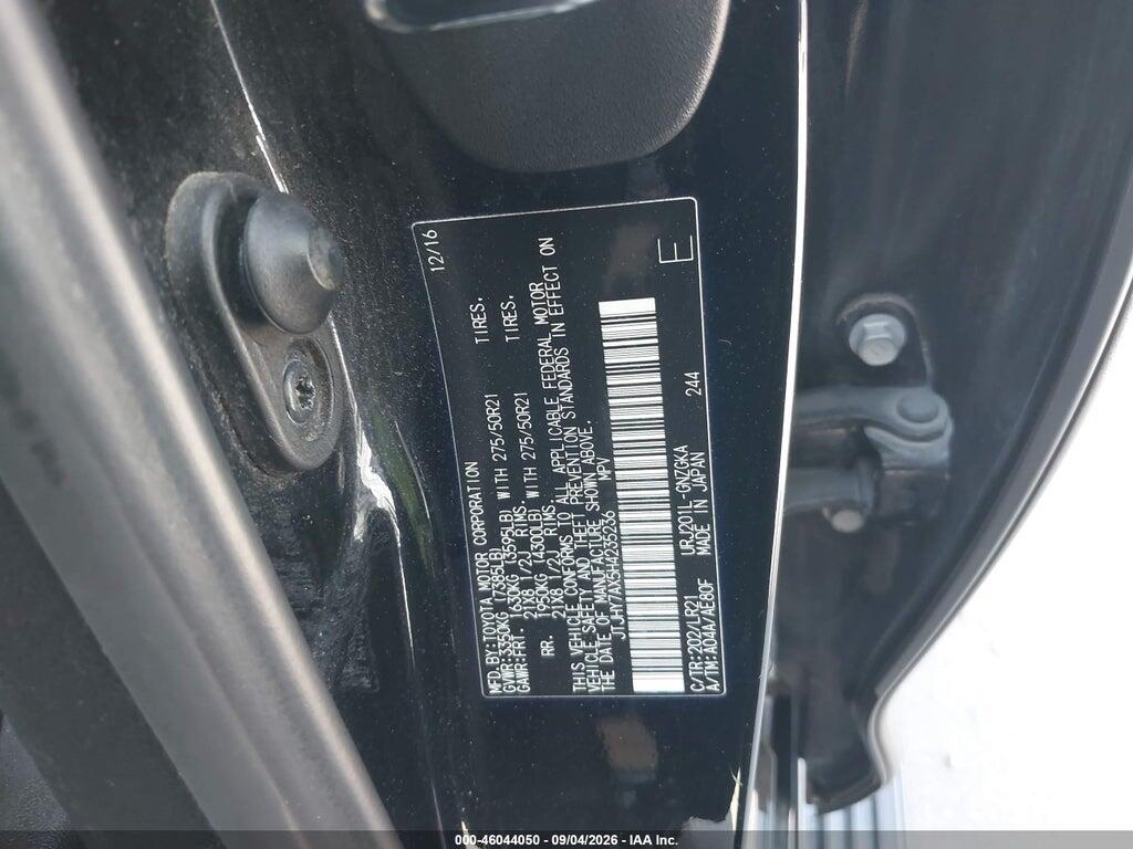 JTJHY7AX5H4235236 2017 LEXUS LX 570 photo no. 9