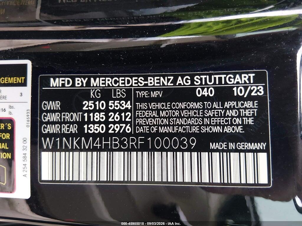 W1NKM4HB3RF100039 2024 MERCEDES-BENZ GLC 300 photo no. 9
