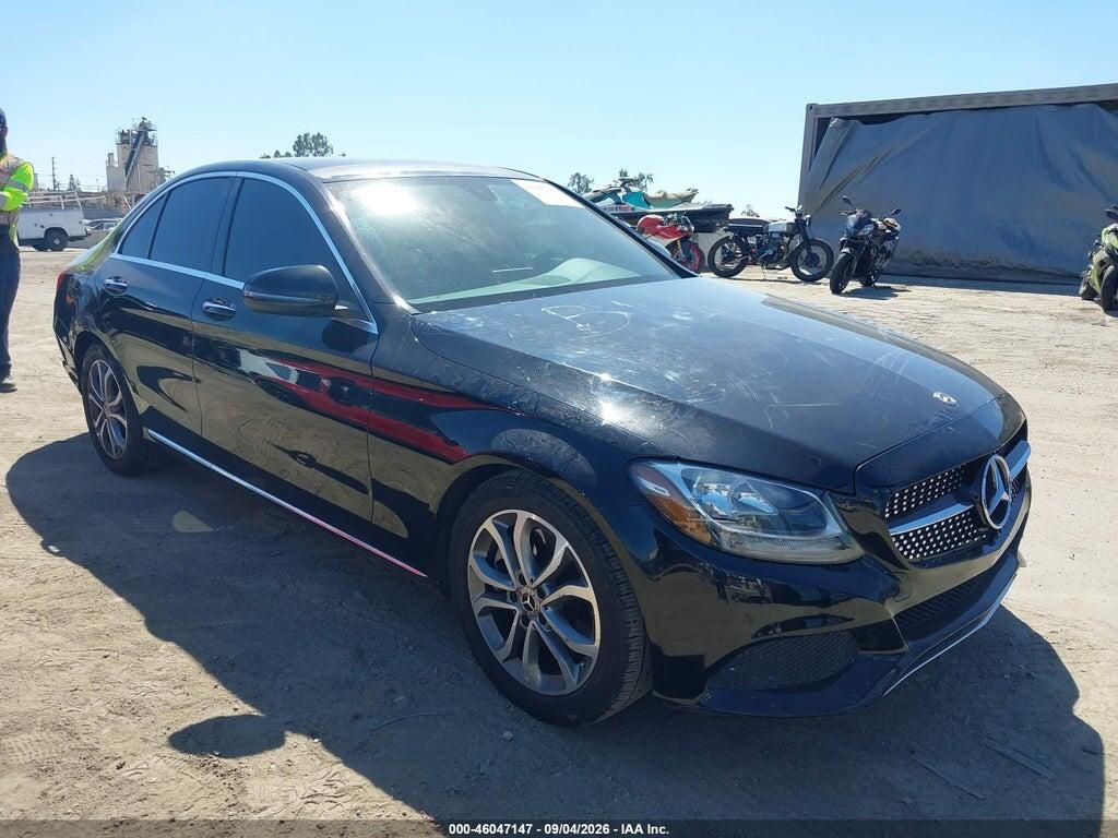 2018 MERCEDES-BENZ C 300 WDDWF4JBXJR397154