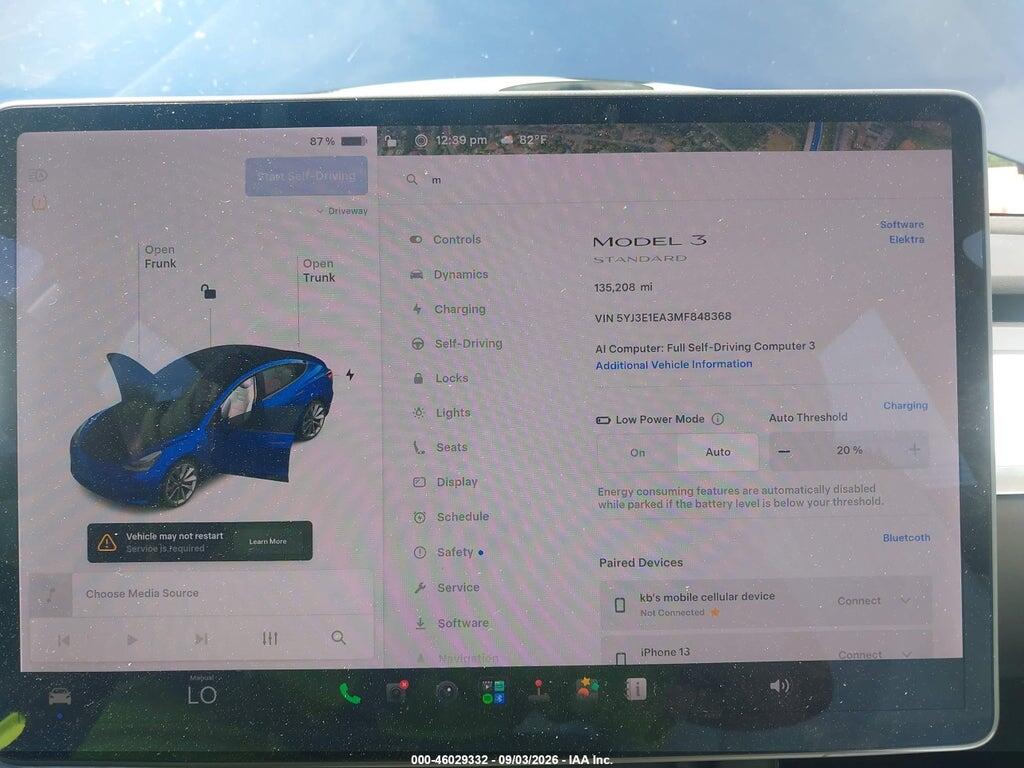 5YJ3E1EA3MF848368 2021 TESLA MODEL 3 photo no. 7