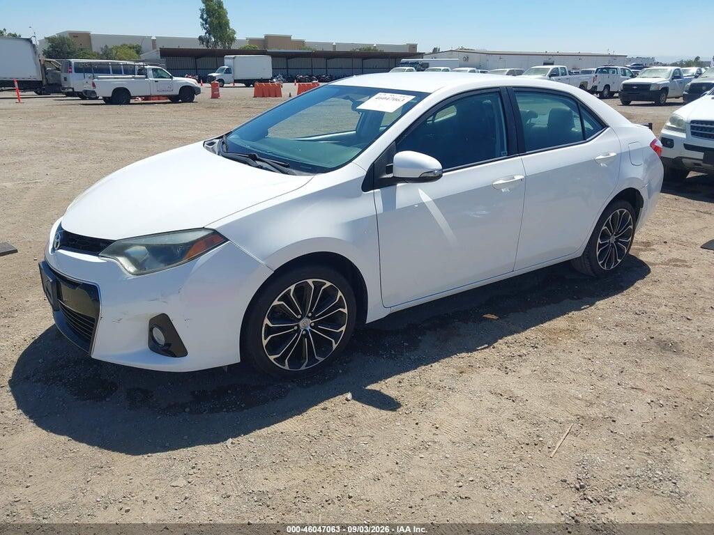 5YFBURHE7FP326832 2015 TOYOTA COROLLA photo no. 2