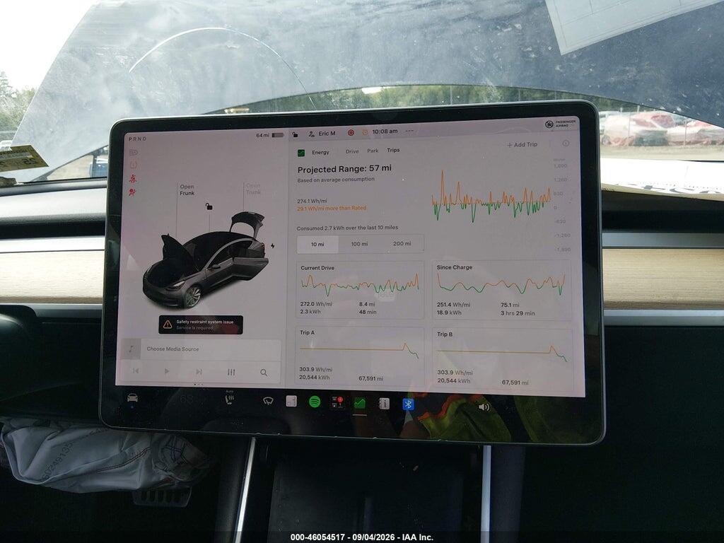 5YJ3E1EB0KF194645 2019 TESLA MODEL 3 photo no. 7