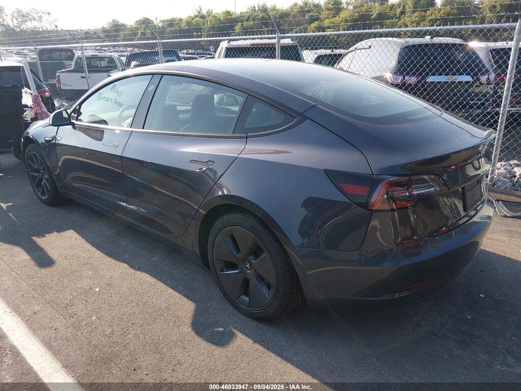 5YJ3E1EB2NF181352 2022 TESLA MODEL 3 photo no. 3