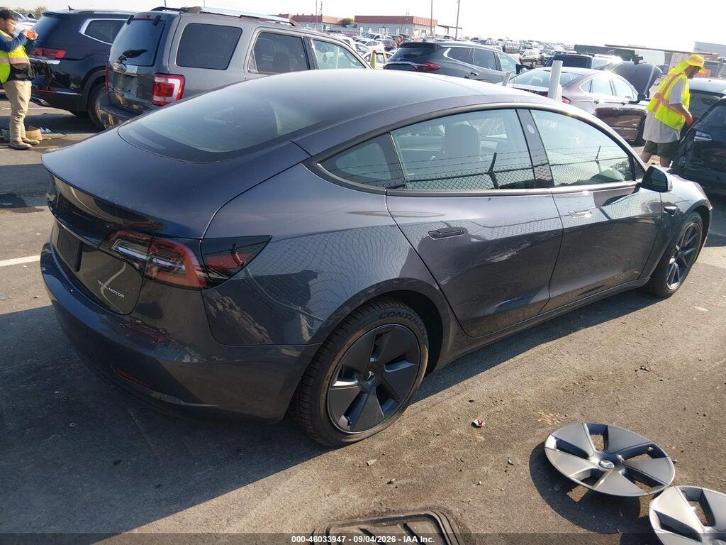 5YJ3E1EB2NF181352 2022 TESLA MODEL 3 photo no. 4