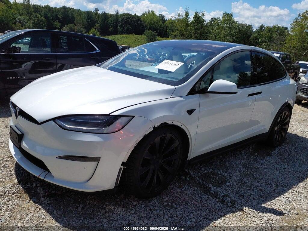 7SAXCBE69NF359566 2022 TESLA MODEL X photo no. 2