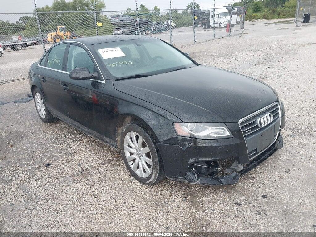 2012 AUDI A4 WAUBFAFL1CN015805