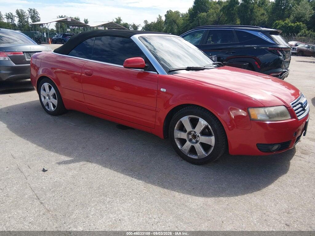 2005 AUDI A4 WAUAC48H05K012302