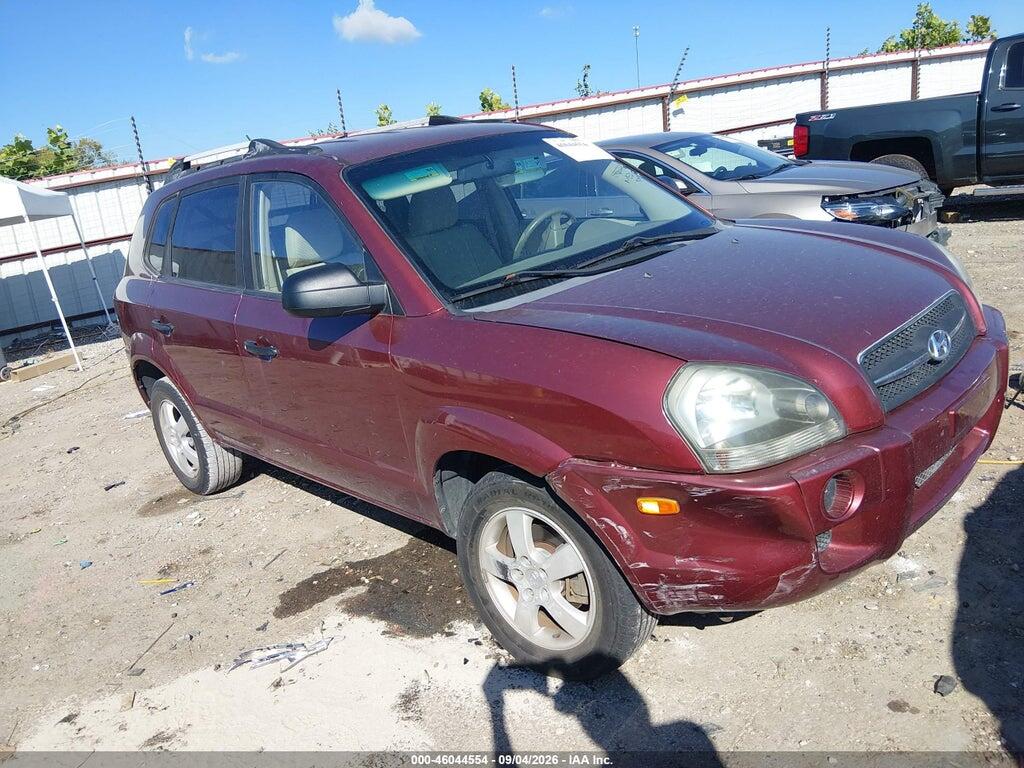 2007 HYUNDAI TUCSON KM8JM12B87U648715