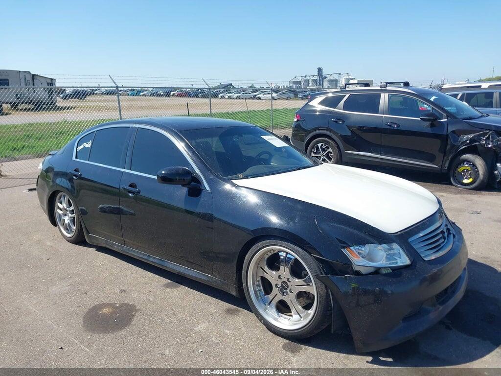 2008 INFINITI G35 JNKBV61F28M715187