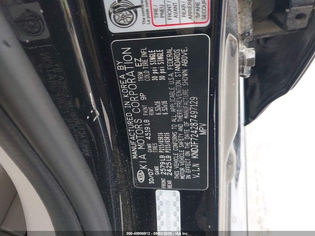 KNDJF724287497129 2008 KIA SPORTAGE photo no. 9