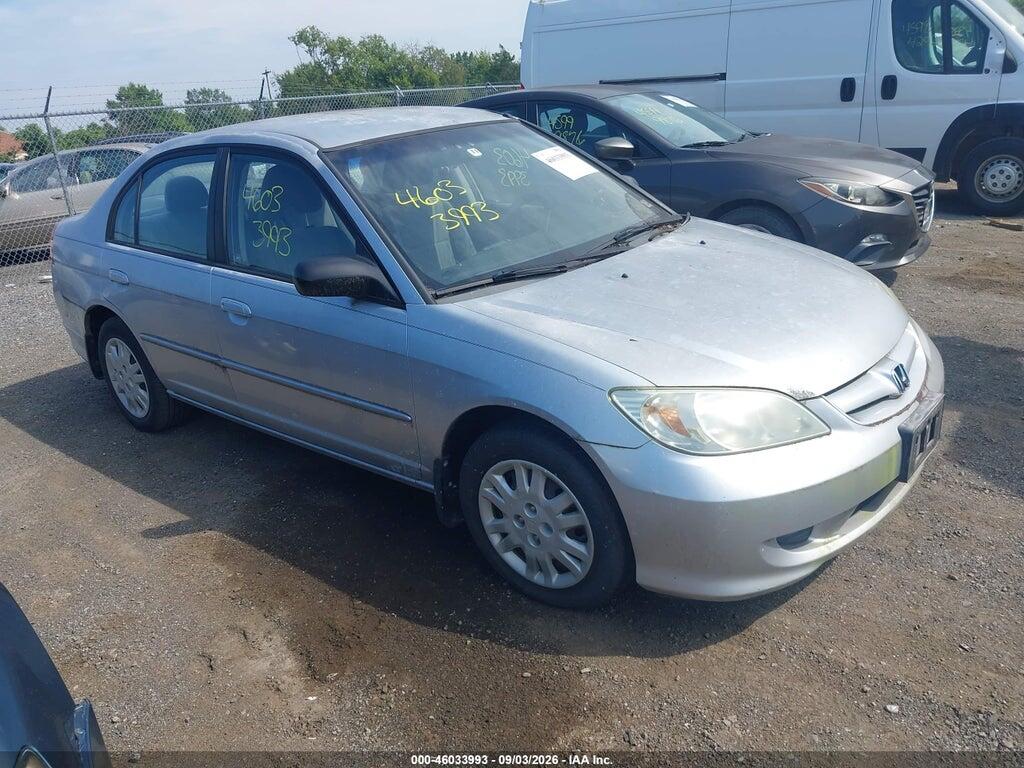 2005 HONDA CIVIC 2HGES16585H607096