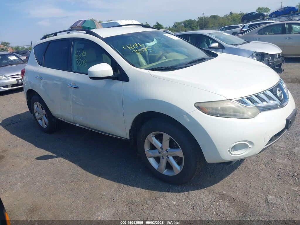 2009 NISSAN MURANO JN8AZ18W49W153259