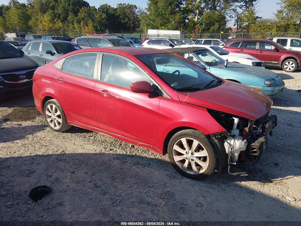2012 HYUNDAI ACCENT KMHCU4AE6CU181925