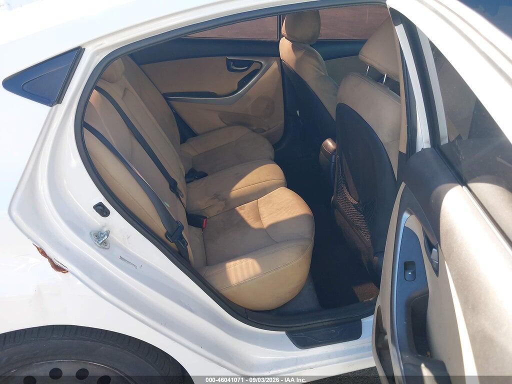 5NPDH4AE4CH135730 2012 HYUNDAI ELANTRA photo no. 8
