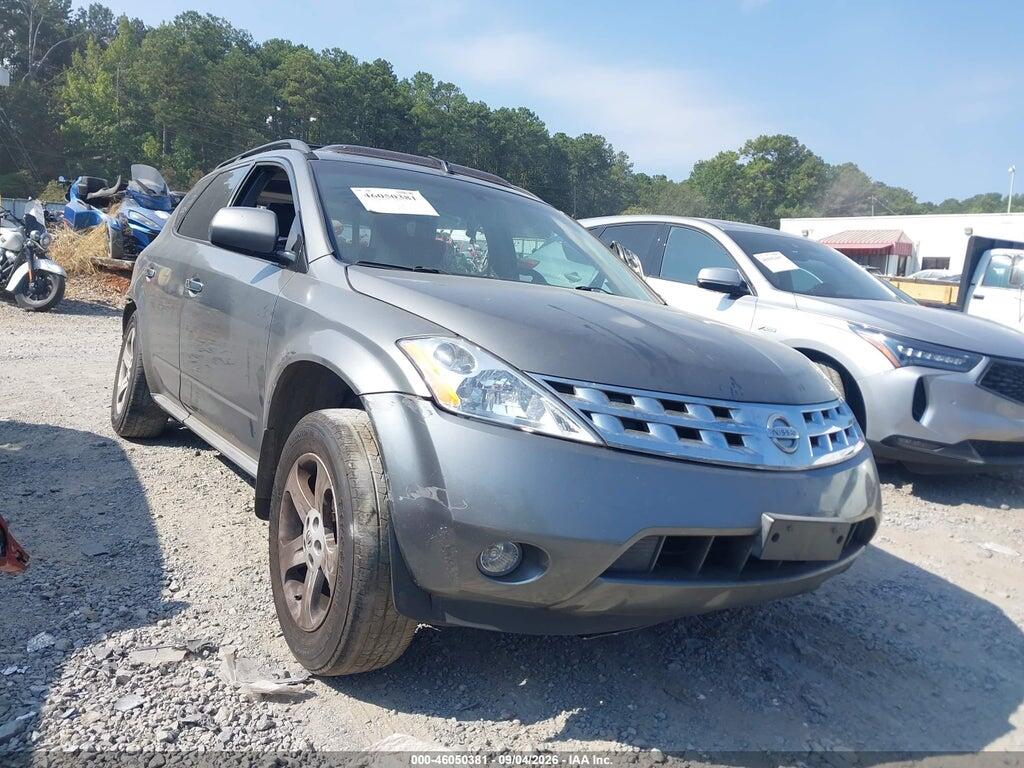 2005 NISSAN MURANO JN8AZ08W15W438375