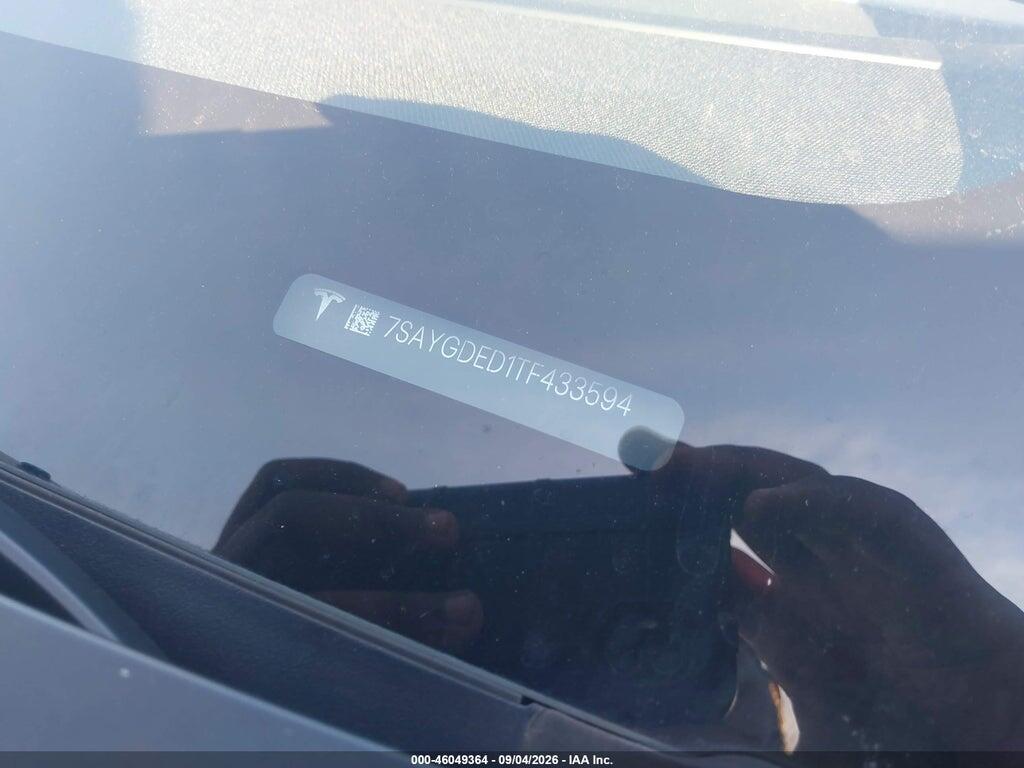 7SAYGDED1TF433594 2026 TESLA MODEL Y photo no. 9