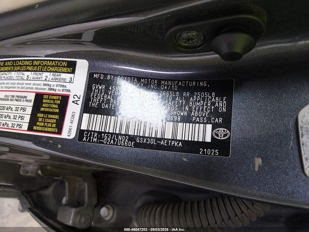 4T1BK3DB1BU373698 2011 TOYOTA AVALON photo no. 9